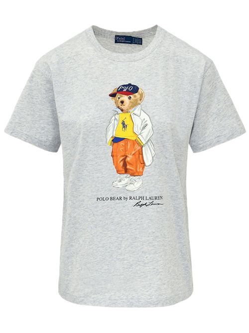 RALPH LAURENT-shirt Polo Bear Polo Ralph Lauren | 211-A96261-001LIGHT SMOKE HEATHER